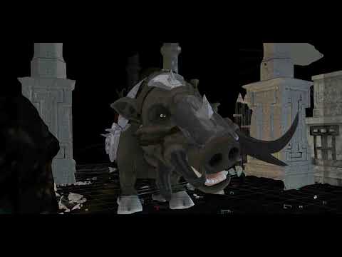 Fantasy Armour 3D Boar Model Animation preview. (Work in progress). Lightwave 3D & ZBrush