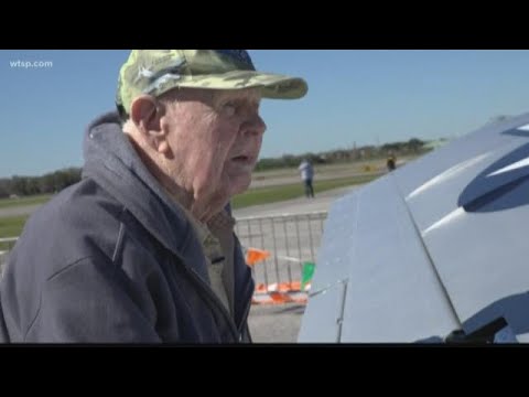 WWII pilot reunited with P-51 Mustang he flew in combat