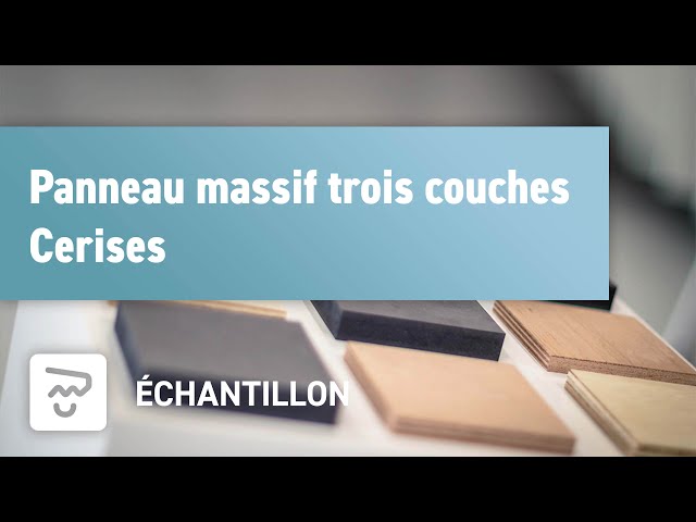 Panneau massif trois couches Cerises