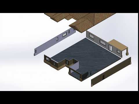 SolidWorks House Final Design Motion Study