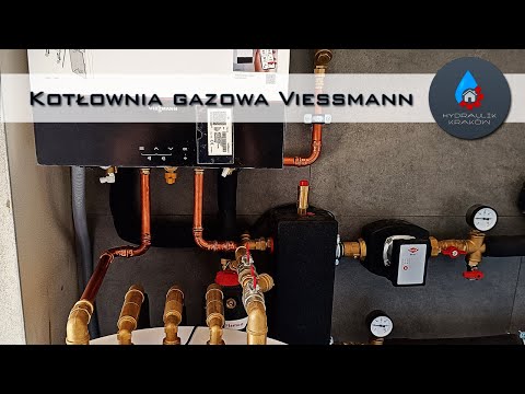 Gas Boiler Room with Hydraulic Clutch. Underfloor Heating. Installation Summary.