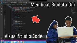 Cara Membuat Form Biodata | Visual Studio Code
