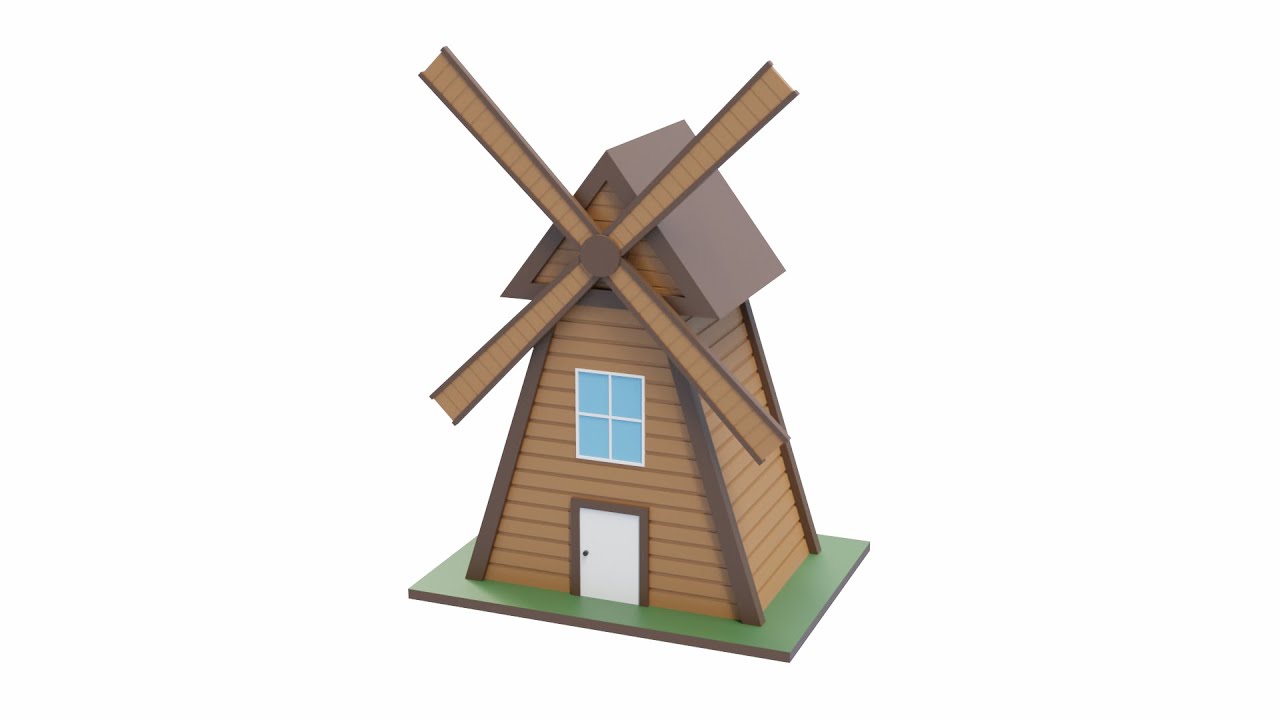 Windmill 3D Model