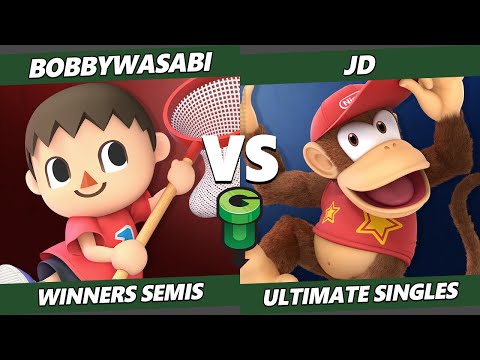 Game Underground Winners Semis - BobbyWasabi (Villager) Vs. JD (Diddy Kong) SSBU Ultimate Tournament