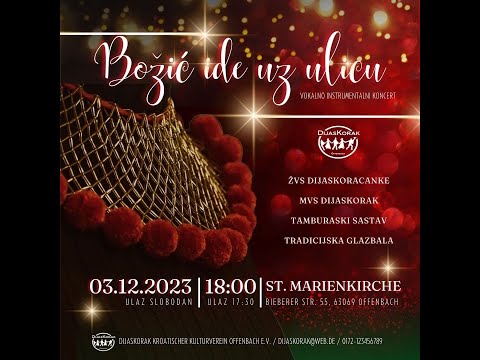 Božić ide uz ulicu - vokalno instrumentalni koncert