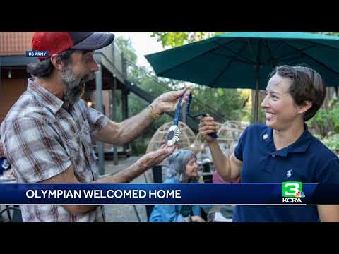 Olympic silver medalist Sgt. Sagen Maddalena gets hero's welcome