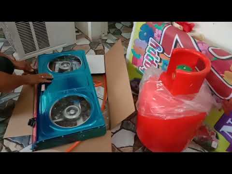 Installation of LPG Regulator➡️Tank➡️Hose➡️Stove