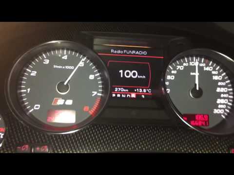 Audi S8 V10 0-200 km/h
