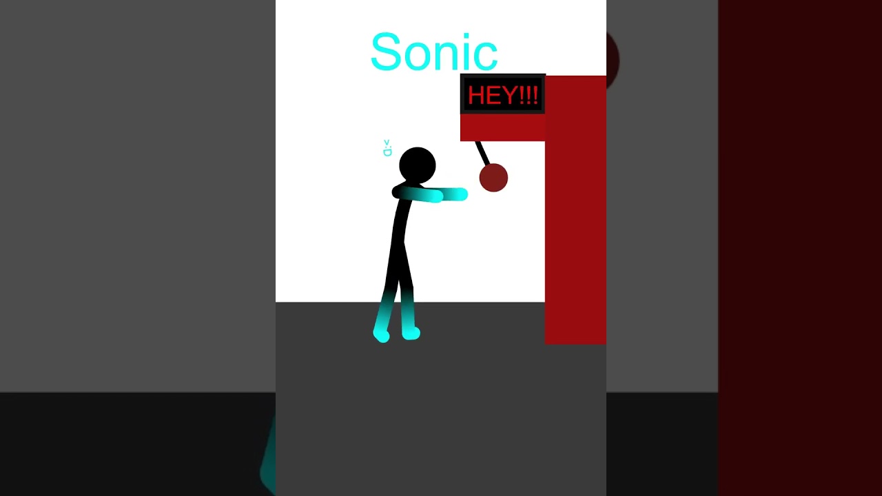 Test boxing scores Normal Human vs Power Human  #animation #pivotanimator #sticknodes #animation