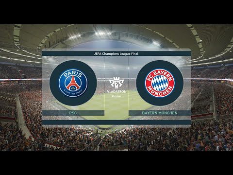 Paris Saint-Germain Vs Bayern Munich - UEFA Champions League *** FINAL 2020 *** | PES Gameplay