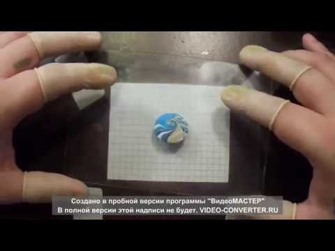 Tutorial. How to make swirl beads from polymer clay.