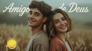musica gospel 2025  - Amigo de Deus  [Lyric Video]