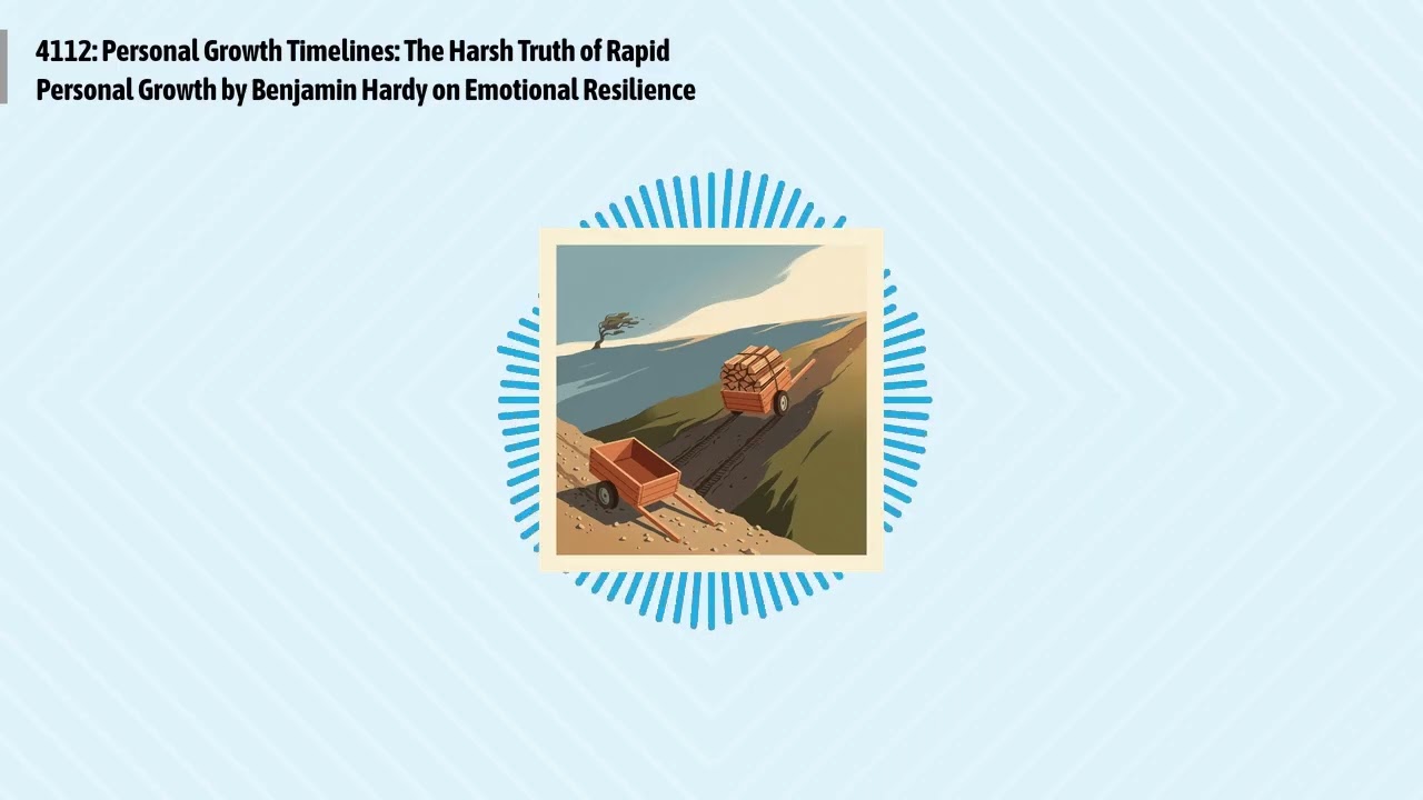 4112: Personal Growth Timelines: The Harsh Truth of Rapid Personal Growth by Benjamin Hardy on...