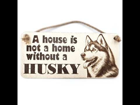 Husky Plaque