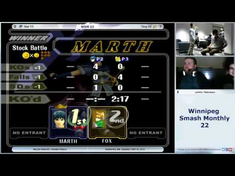 WSM22 Star (Marth) vs Tizzy (Fox) Melee Grands Finals