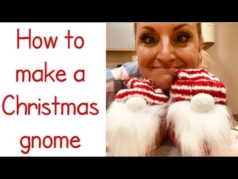 How to make a Nordic Christmas Gnome. Video