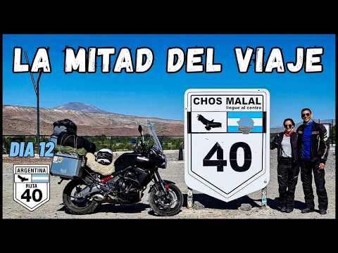 📍 LLEGAMOS A LA MITAD DE LA RUTA 40 | Problema técnico en la moto y calor extremo | Día 12