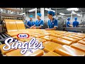 Made How Millions Of Kraft Singles Cheese Slices Are Made In Factory