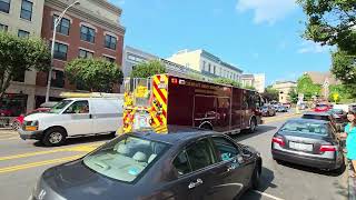 Ossining Engine 97 arriving at a alarm activation 8-15-25