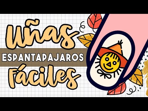 ¡PARA OTOÑO! 🍁 UÑAS ESPANTAPÁJAROS FÁCILES