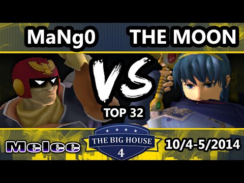 The Big House 4 - Mango (Captain Falcon) Vs. The Moon (Marth) - Winners Round 1 - SSBM