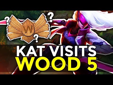 KATEVOLVED | Rank 1 Katarina VISITS WOOD 5 DIVISION?? | KatEvolved
