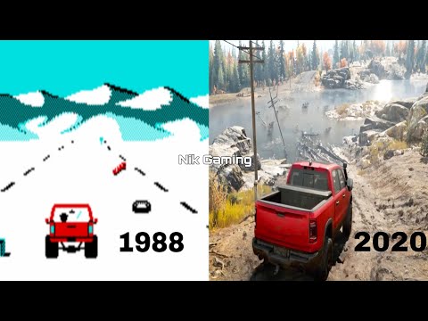 🔥Evolution of Offroad Games 1988-2020| MudRunner, Spintires, Snowrunner| How Games changed