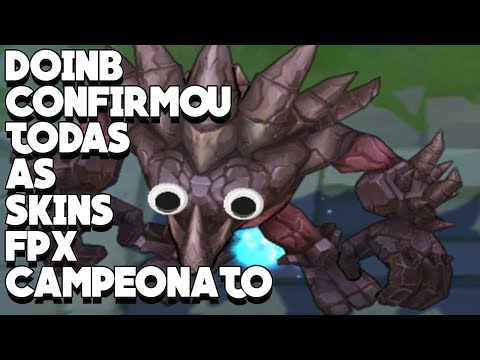 FINALMENTE UMA SKIN PARA O MALPHITE! DOINB REVELOU TODAS AS SKINS FPX, AS SKINS CAMPEÃS DO LOL!!!