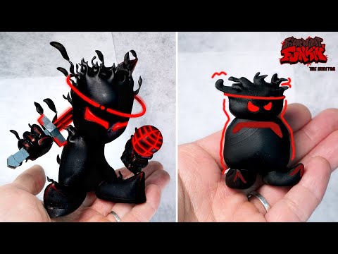 [FNF] Making Auditor & Tiky Sculptures Timelapse [Auditor Gateway to Hell] - Friday Night Funkin MC