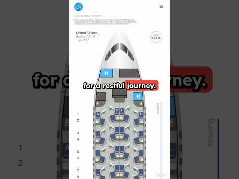 United Airlines Boeing 787-9 Flight Seat Map