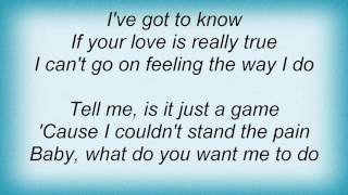 Barbara Lewis - Baby What Do You Want Me To Do Lyrics