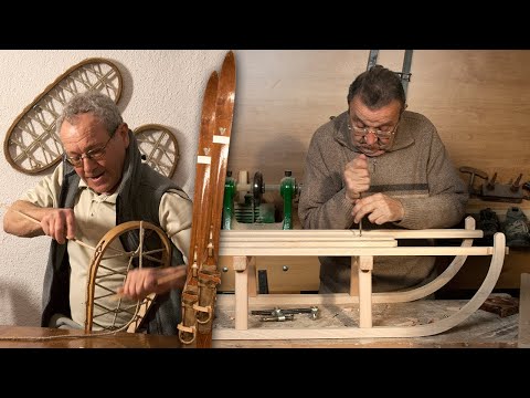 , title : 'ESQUÍS, TRINEOS y RAQUETAS artesanales. Fabricación con madera de piezas para la nieve | Documental'
