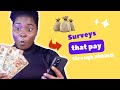 5 Online Surveys that pay through mobile money