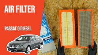 Youtube thumbnail of video "How to replace the air filter Passat 6 1.9 TDI 💨"