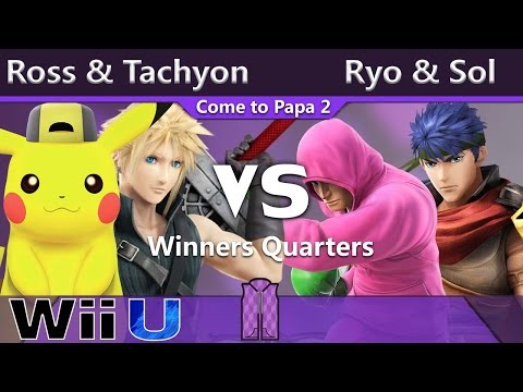 DMG|Ross & Tachyon vs. Noble|Ryo & Noble|Sol - Wii U Doubles Winners Quarters - CTP2