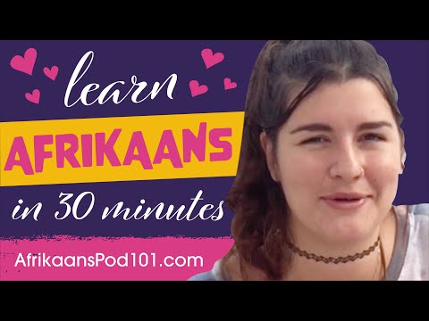 All Romantic Expressions You Need in Afrikaans! Learn Afrikaans in 30 Minutes!