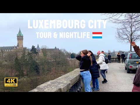 Descobrindo o charme da cidade de Luxemburgo 🇱🇺 Passeio a pé em 4K