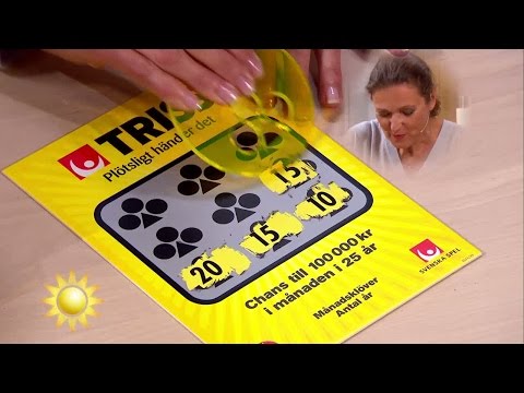 Trissvinnarens reaktion: "Oh my good - helt otroligt!" - Nyhetsmorgon (TV4)