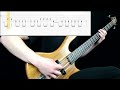 Metallica Enter Sandman Bass Cover Play Along Tabs In Video