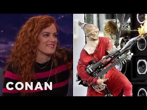 Riley Keough Is Married To The Doof Warrior From "Mad Max" | CONAN on TBS