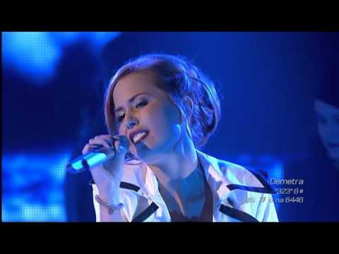 Demetra Malalan - Ain't no sunshine cover - X factor Slovenia 2012 Semi-Final performance