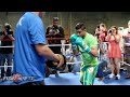 Canelo vs. Khan Full Video- Amir Khan COMPLETE Media Workout video