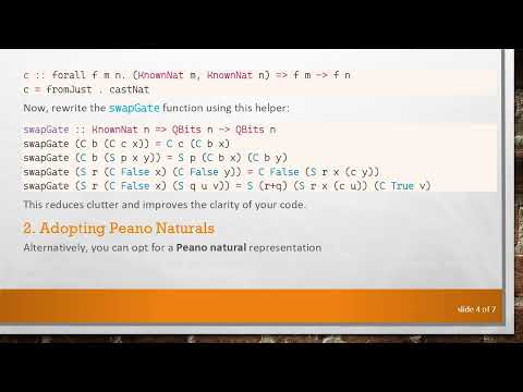Solving the Cast-Nat Dilemma in Haskell's Quantum Computation Types
