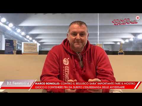 #parolaalcoach Intervista pre partita con il coach Marco Bonollo