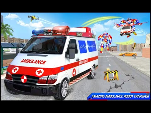 Super Robot Ambulance Police Chase #AndroidGames