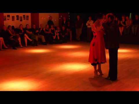 Analia Vega and Marcelo Varela performance at milonga #2 (Tel Aviv, Israel)