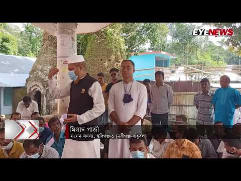 নবীগঞ্জে একশত পূজামণ্ডপে লক্ষাধিক টাকার অনুদান