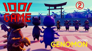 Batman mixed with Rat gene = Super Fighter | Genomon gameplay (Part 2) | Game Demo