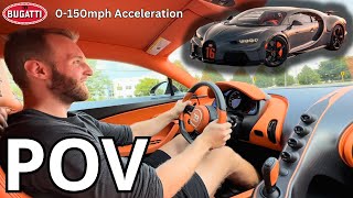BUGATTI Chiron Super Sport (POV) Acceleration & Review
