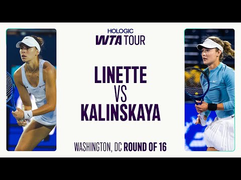 Magda Linette vs. Anna Kalinskaya | 2025 Washington Round of 16 | WTA Match Highlights